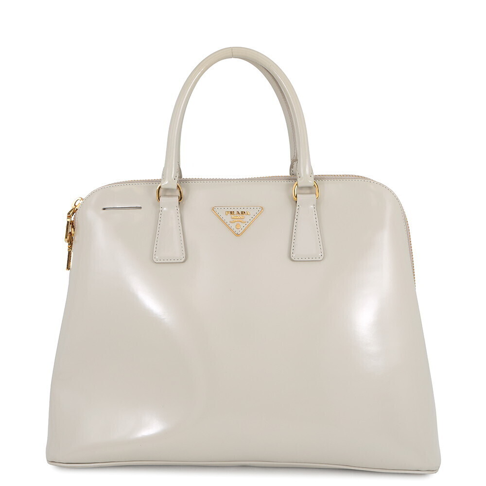 Prada spazzolato leather Promenade White